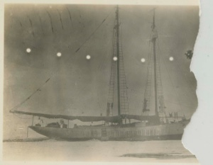 Image of Nine Suns  and the Bowdoin (double exposure)